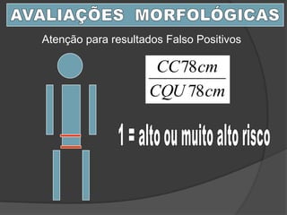 Atenção para resultados Falso Positivos
cmCQU
cmCC
78
78
 