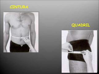 CINTURA
QUADRIL
 