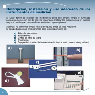 Antropometria  para educacion fisica 