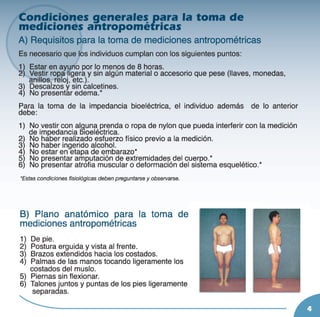 Antropometria  para educacion fisica 