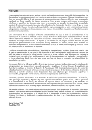 Tim Olds Antropometrica kevin norton tim olds | PDF