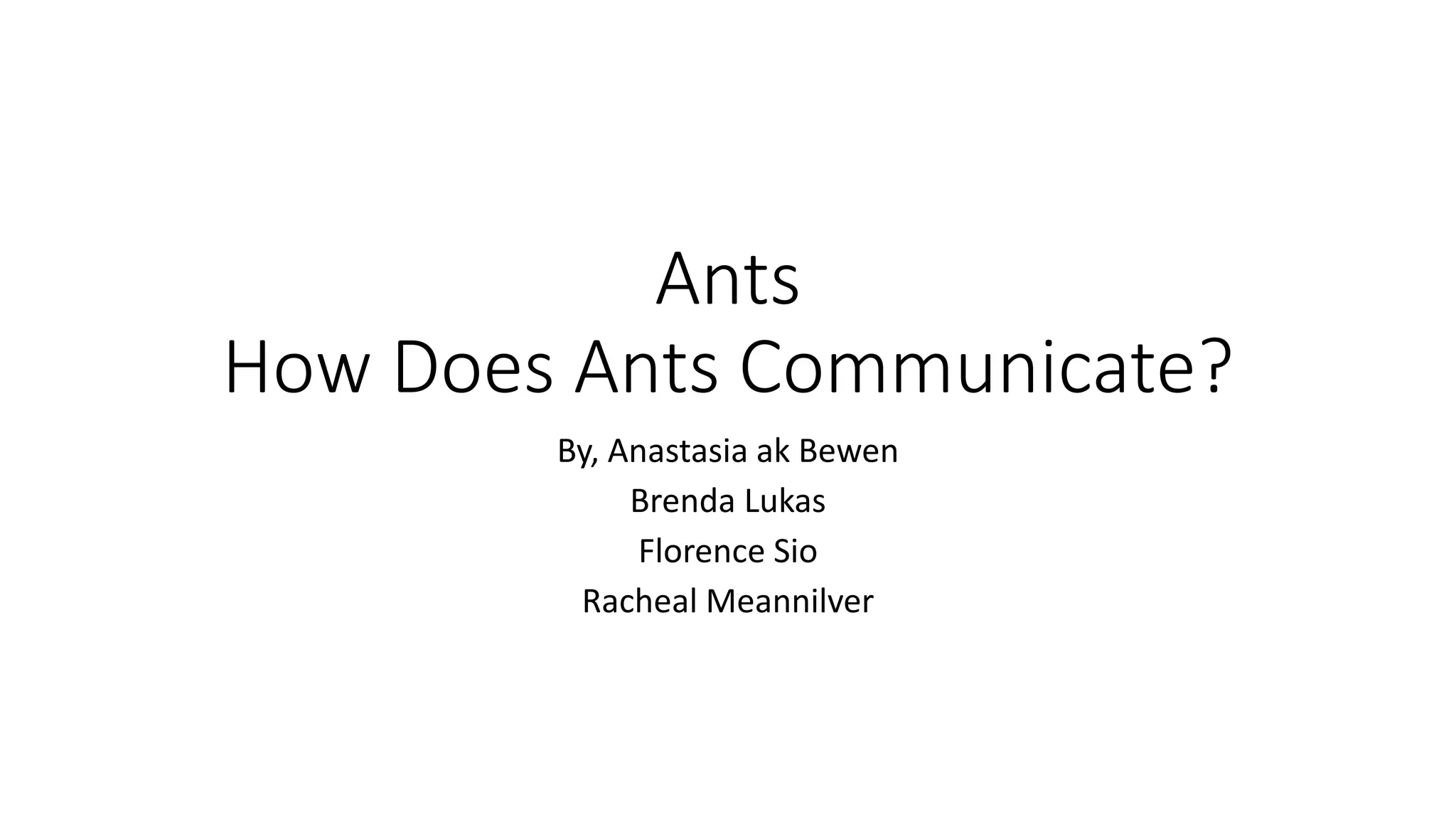 Ants - linguistic.pptx