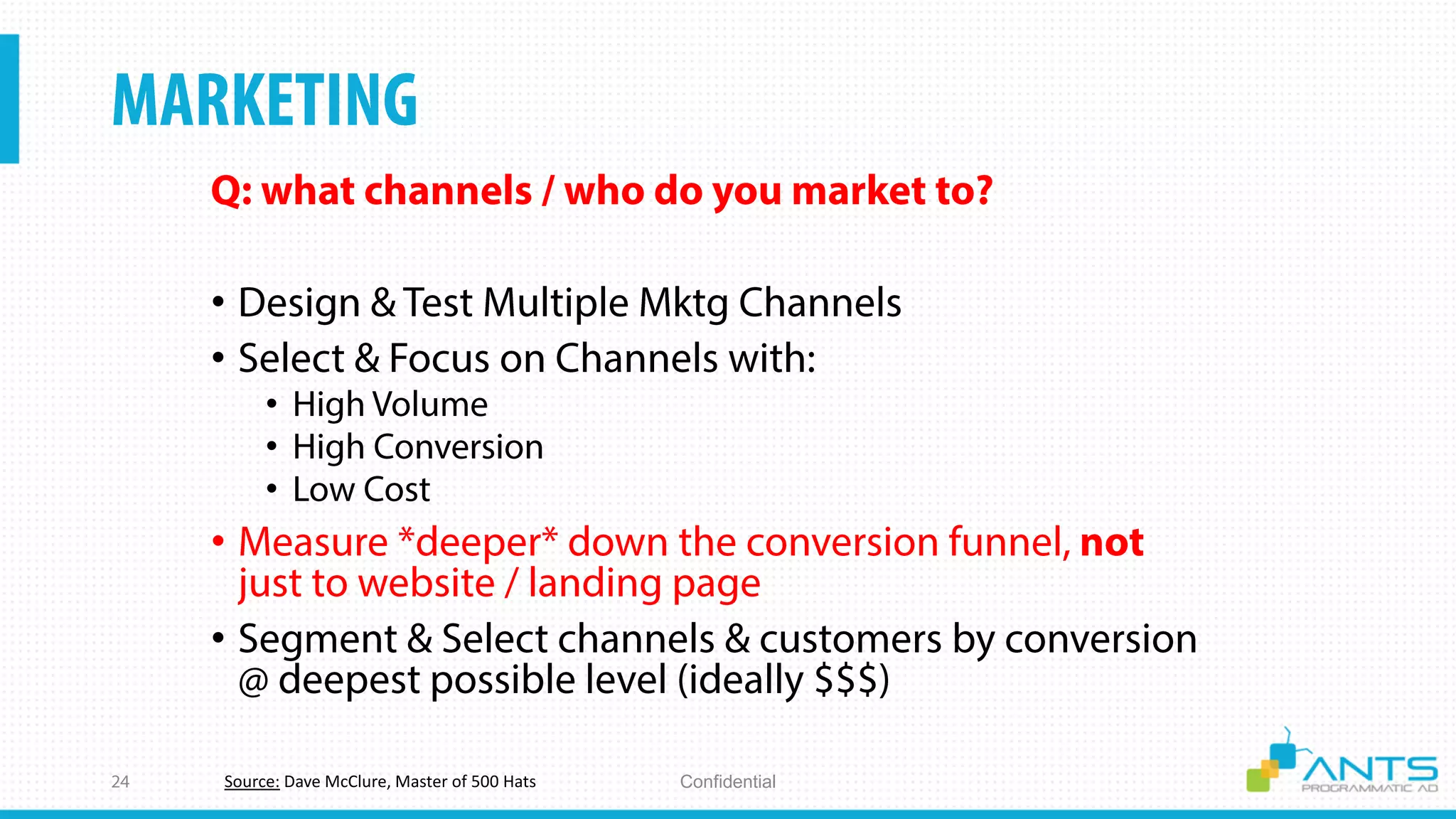 ConfidentialSource: Dave McClure, Master of 500 Hats
•
•
•
•
•
•
•
 