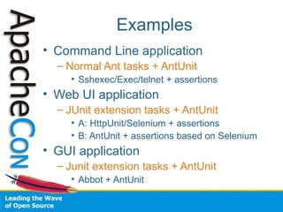 Ant Unit Your Functional Test | PPT