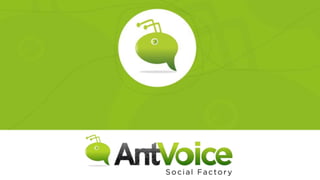 Antvoice social recommendation solution