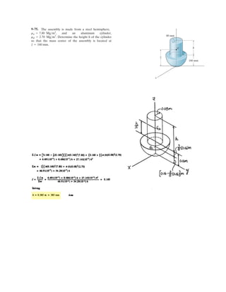 7– . Determine the internal normal force, shear force,
and moment at point C in the double-overhang beam.
A C
B
1.5 m
3 kN/m
1.5 m 1.5 m 1.5 m
25
 