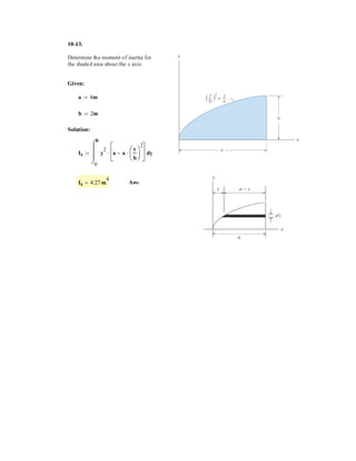 7–74.
Draw the shear and moment diagrams for the simply-
supported beam.
SOLUTION
w0
2w0
L/2 L/2
A B
 