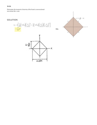 7–89.
The shaft is supported by a smooth thrust bearing at A and a
smooth journal bearing at B. Draw the shear and moment
diagrams for the shaft.
SOLUTION
300 N
300 NиmB
A
100 N/m
1.5 m 1.5 m 3 m
 