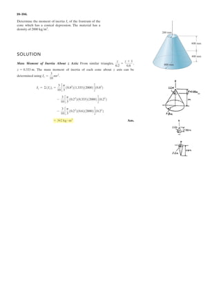 ND
VD
§¨
¨
©
·¸
¸
¹
6.08
2.6
§
¨
©
·
¸
¹
kN MD 12.99 kN m˜ Ans.
–
 