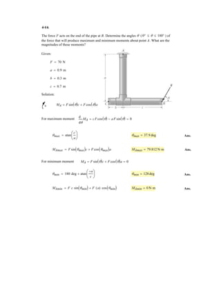 0

n 6Fy = 0; TBA sin T2  