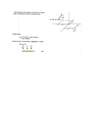 a MA 73.9 N m˜
(b) FC a( ) MA FC
MA
a
FC 82.2 N
13.
Ans.
Ans.
–
 