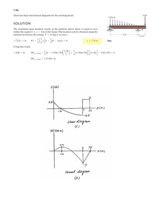 5–56.
SOLUTION
Since
Solving,
Ans.u = 27.1° and u = 50.2°
880 sin u = 400 tan u + 20(9.81)
2.2 cos u = 1.0 +
20(9.81)
400 tan u
cos u =
1.0 + F
400
2.2
tan u =
20(9.81)
F
:+ ©Fx = 0; R cos u - F = 0
+ c©Fy = 0; R sin u - 20(9.81) = 0
The disk B has a mass of 20 kg and is supported on the
smooth cylindrical surface by a spring having a stiffness of
and unstretched length of The spring
remains in the horizontal position since its end A is attached
to the small roller guide which has negligible weight.
Determine the angle for equilibrium of the roller.u
l0 = 1 m.k = 400 Nm
0.2 m
r 2 m
BA k
u
 