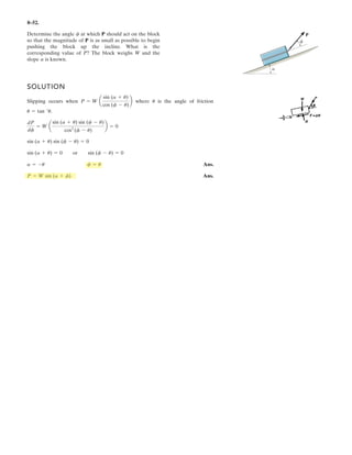 1.5 m
1.5 m
2 m 2 m 2 m 2 m 2 m 2 m
N
N N
2 m 2 m 2 m m
kN kN
kN
2 m 2 m
3 m
kNkN
kN
kN
3 m
kN
2 m 2 m
kNkNkN
1.20(10) 1.50(8) 1.80(6) (12) 0yA+ + − =
kN
(3) 1.20(2) 2.90(4) 0+ − =
kN kN
(3) 1.20(2) 2.90(4) 0+ − =
kN kN
kN
kN
.
.
.
 