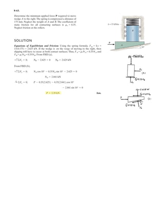 Ay 36kN
FML
FDE
FDL
§
¨
¨
¨
©
·
¸
¸
¸
¹
38.4
37.1
3.8
§
¨
¨
©
·
¸
¸
¹
kN
Positive (T), Negative (C)
Ans.
 