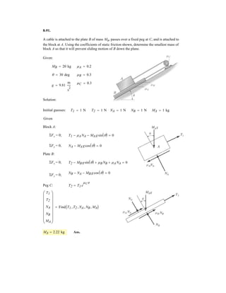5
0.7 m
0.8 m 0.8 m
8 6
2 P ,
5 (2 P)2
+ (P)2
2.24 kN
1.6 m
0.8 m
.
 