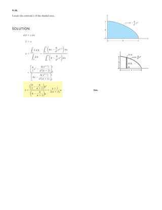 6 10
The pillar crane is subjected to the load having a mass M. Determine the force developed in the
tie rod AB and the horizontal and vertical reactions at the pin support C when the boom is tied
in the position shown.
Units Used:
kN 10
3
N
Given:
M 500 kg
a 1.8 m
b 2.4 m
T1 10 deg
T2 20 deg
g 9.81
m
s
2
Solution:
initial guesses: FCB 10 kN FAB 10 kN
Given
M
2
gcos T1  