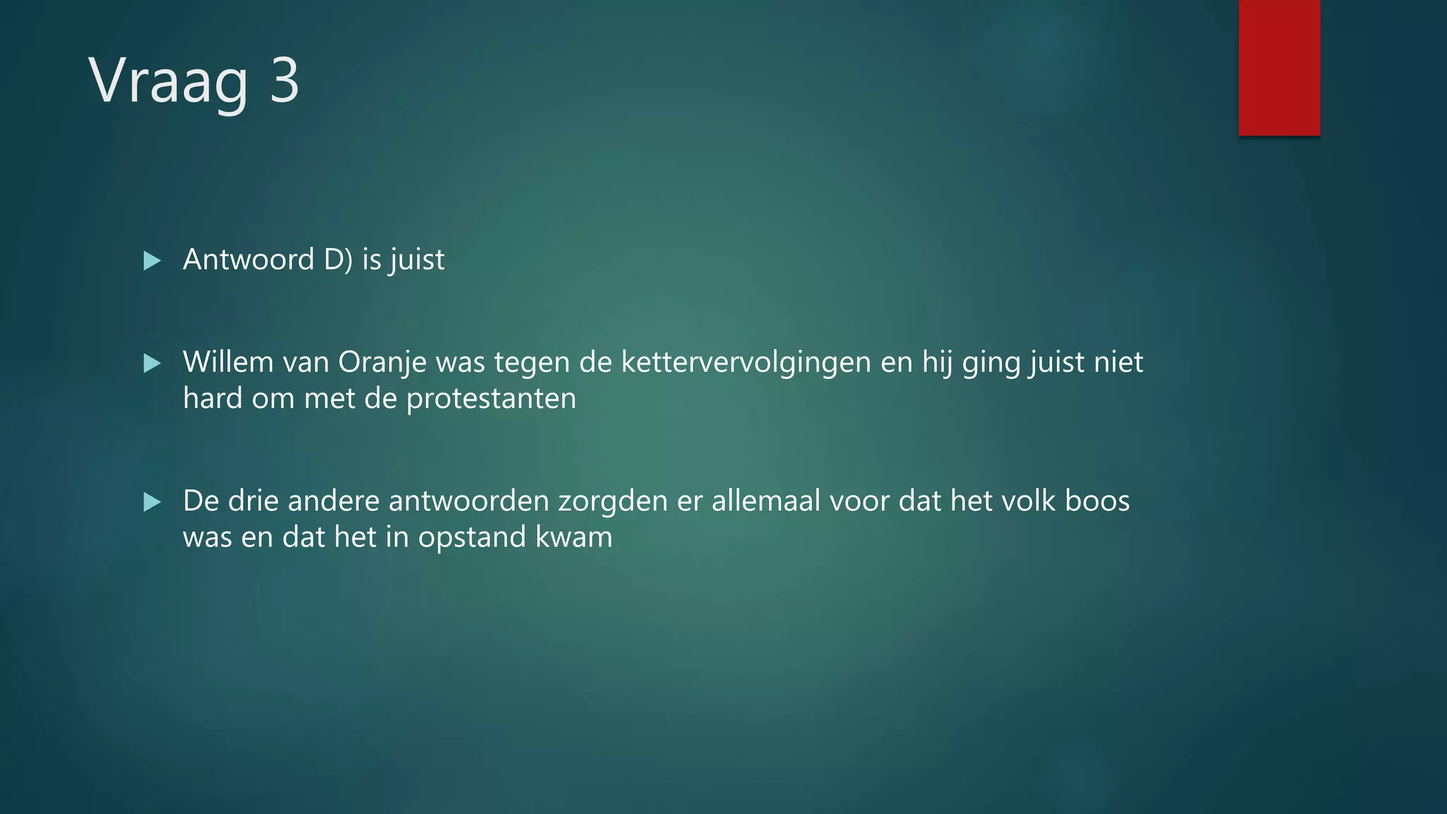 Antwoorden op de miniquiz | PPTX