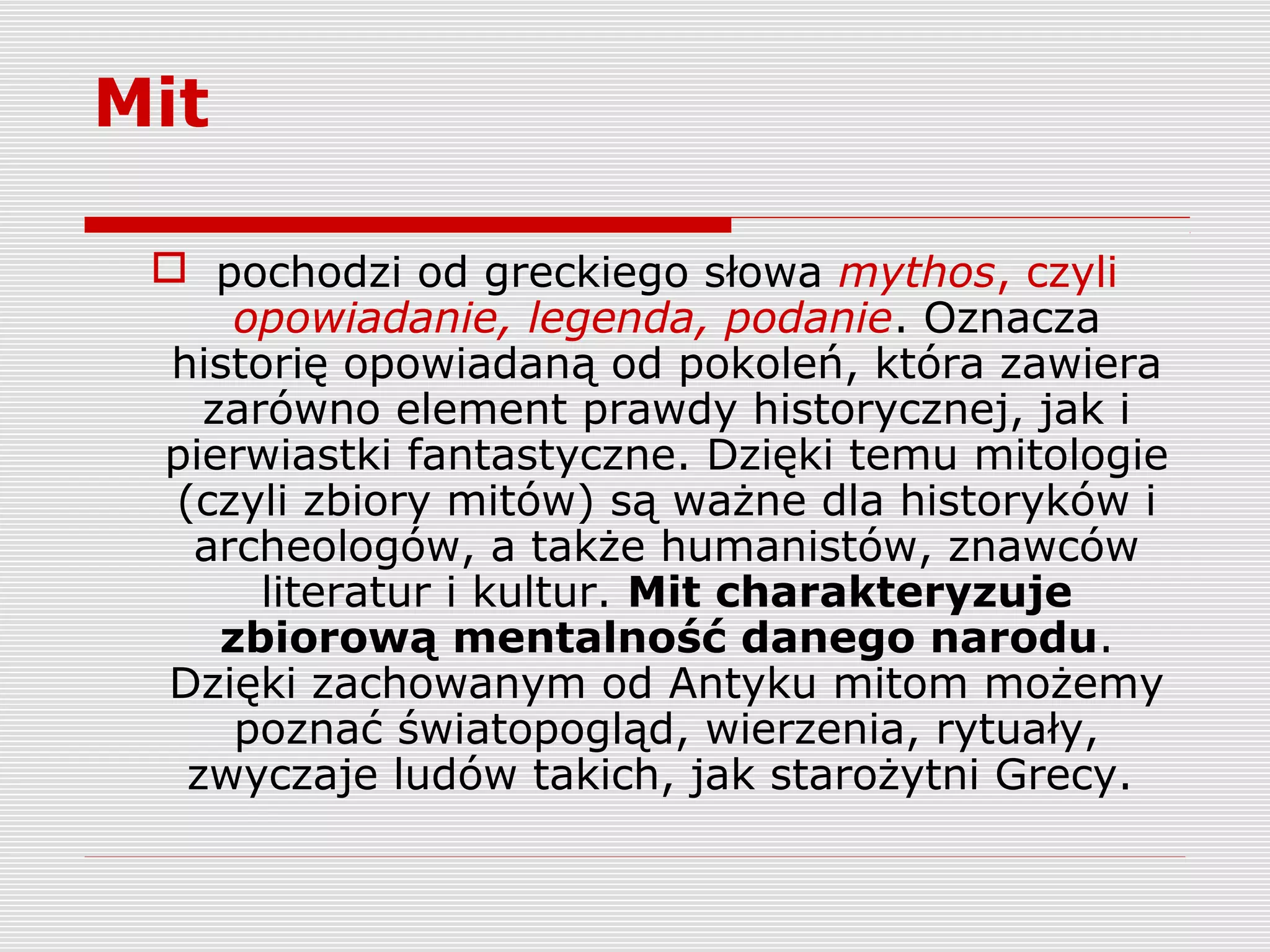 Antyk - źródło kultury europejskiej | PPT