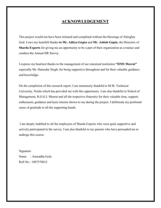 project on sharda | DOCX