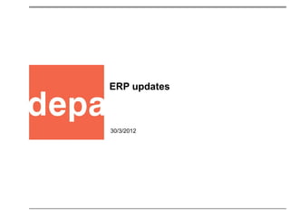 ERP updates



30/3/2012
 