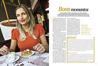 HHá um aroma mais intenso no ar em
2018 quando se fala de consumo de café
no Brasil. A expectativa de uma grande co-
lheita se refletirá no crescimento da de-
manda interna da bebida. A expectativa
é da Associação Brasileira da Indústria de
Café (Abic), que encomendou pesquisa à
agência internacional Euromonitor. O es-
tudo projeta o aumento de 3,4% na indus-
trialização e no respectivo consumo de
cafés no País. A estimativa inicial é de que
passará de 22,3 milhões de sacas em 2017
para 23 milhões de sacas.
A demanda mundial cresce ano após
ano, mas na faixa de 2,5% a 3%. Com os
índices da pesquisa, a indústria nacional
aposta que o brasileiro está tornando o
café um prazer indispensável do dia a dia,
o que faz com que o consumo aumente
num ritmo maior do que a média global.
E olha que a China, com seu gigantismo,
ampliou seis vezes o seu consumo.
Com isso, o Brasil permanecerá como
o segundo maior consumidor global,
atrás apenas dos Estados Unidos. Atual-
mente, o País é o maior produtor e expor-
tador de café do mundo. Estatísticas do
setor indicam que a bebida está presente
em 98,5% dos lares brasileiros.
Em 2017, a demanda brasileira su-
biu 3,3%, para 22,3 milhões de sacas. Na-
than Herszkowicz, diretor executivo da
Abic, aponta que a indústria do café mo-
vimentou R$ 7,6 bilhões em receitas em
2017, valor 8,5% acima do registrado em
2016. A soma leva em conta o total vendi-
do aos canais domésticos de distribuição
e ao varejo. Levando em conta as variá-
veis, a conjuntura e o comportamento dos
preços da matéria-prima, a indústria pre-
vê aumentar a movimentação de 5% a 6%
em 2018, para R$ 8 bilhões.
Em 2017, 37,8% do café negociado re-
presentou produtos de baixo preço, e
57,7% tipo o comum (mainstream). O pre-
mium resultou em 3,6% das receitas. Estes
percentuaistendemgradativamenteamu-
dar.ApesquisadoEuromonitorindicaque,
à medida em que a economia brasileira re-
age, as famílias mostram disposição de pa-
gar mais por qualidade. “Apesar de repre-
sentar fatia menor do que 4% em receita,
a categoria premium é a que tem apresen-
tado maior potencial de crescimento e es-
timula o aumento do consumo com base
na qualidade, até por se tratar de produto
acessível”, reconhece Herszkowicz.
BonsmomentosCom maior oferta chegando na nova safra,
o brasileiro vai consumir muito mais café em 2018,
de acordo com a expectativa da indústria nacional
l RADIOGRAFIA
OestudodaagênciainternacionalEuromonitor,realizadoparaaAssociaçãoBra-
sileira da Indústria de Café (Abic), aponta que 81% do volume total de café consumi-
doem2017foidacategoriadetorradoemoído.Enquantoisso,18%dademandafoi
de grãos e 0,9% de cápsulas. Cita também que houve diversificação no mix de pro-
dutos das empresas. Pela realidade econômica brasileira, igualmente foi identifica-
do aumento menos acentuado nos preços. A diversidade e os valores praticados no
mercadofavoreceramoconsumodeprodutosdequalidadesuperior.Umareaçãona
economia brasileira poderá impulsionar o consumo de café fora de casa. A pesquisa
aponta que em 2017 o consumo em bares e cafeterias representou fatia de 33% do
mercado, em volume. A projeção para 2021 é de que essa categoria ganhe mais im-
pulsoepassearepresentar34%dogrãoconsumidonoBrasil.
l O ANO DE 2021
A Associação Brasileira da Indústria de Café (Abic) realiza pesquisa e monitora-
mento anual das tendências do consumo e do comportamento do mercado. E mos-
tra-seentusiasmadacomoindicativodaagênciaEuromonitor,empesquisarecente-
menterealizada,queestimademandadomésticade25,6milhõesdesacasem2021.
Destevolume,80%serádecafétorradoemoído,19%emgrãotorradoe1,1%decáp-
sulas.Noestudo,osnúmerossãoapontadosemsacasde48quilos,volumerestante
apósatorradocaféverde,oquerepresentaquebrade12quilos.
Demanda
nacional
deve crescer
3,4%, para 23
milhões de
sacas ao ano
InorAg.Assmann
5554
 