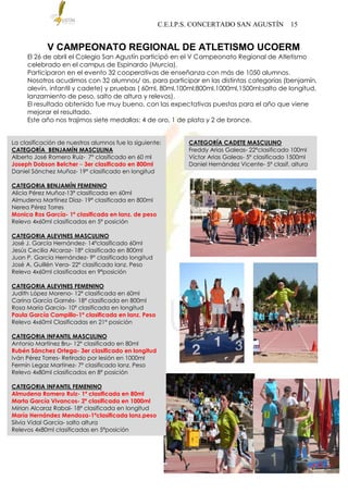 Anuario Colegio San Agustín 2008