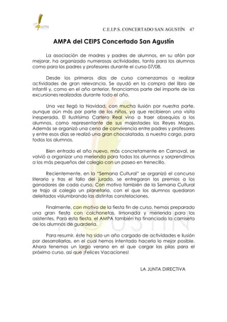 Anuario Colegio San Agustín 2008