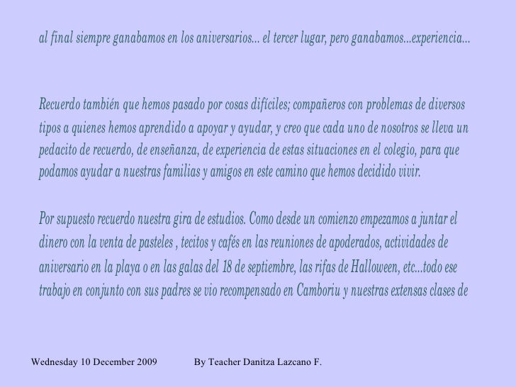 Anuario 4 medio 2009