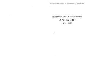 Anuario n4 historia de la educacion