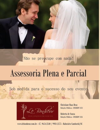 52

ANUÁRIO NOIVAS BEM-ESTAR

 