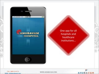 One app for all hospitals and healthcare institutions… 