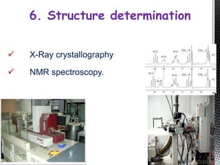  X-Ray crystallography
 NMR spectroscopy.
6. Structure determination
 