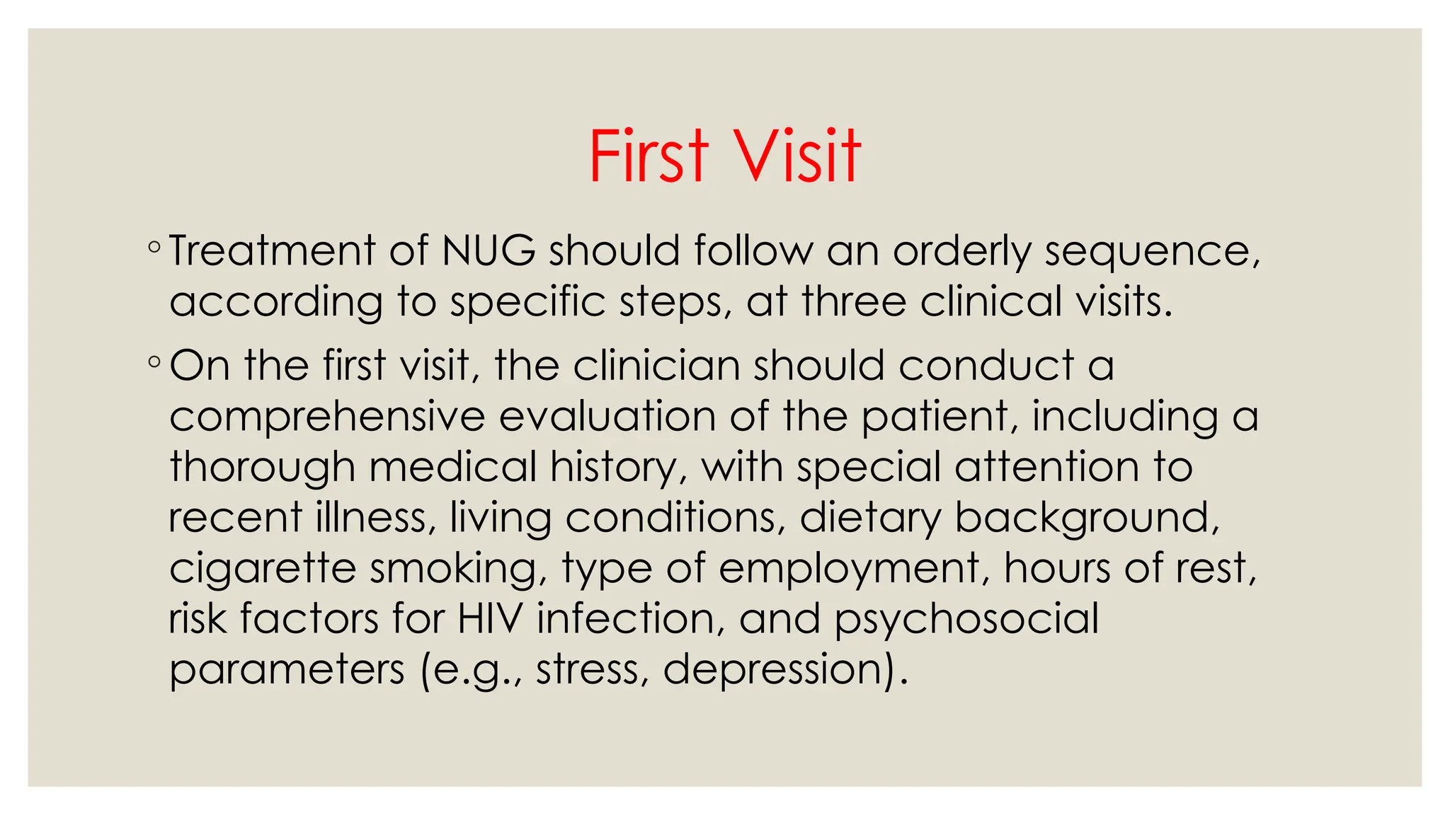 Acute necrotizing ulcerative gingivitis. | PPTX