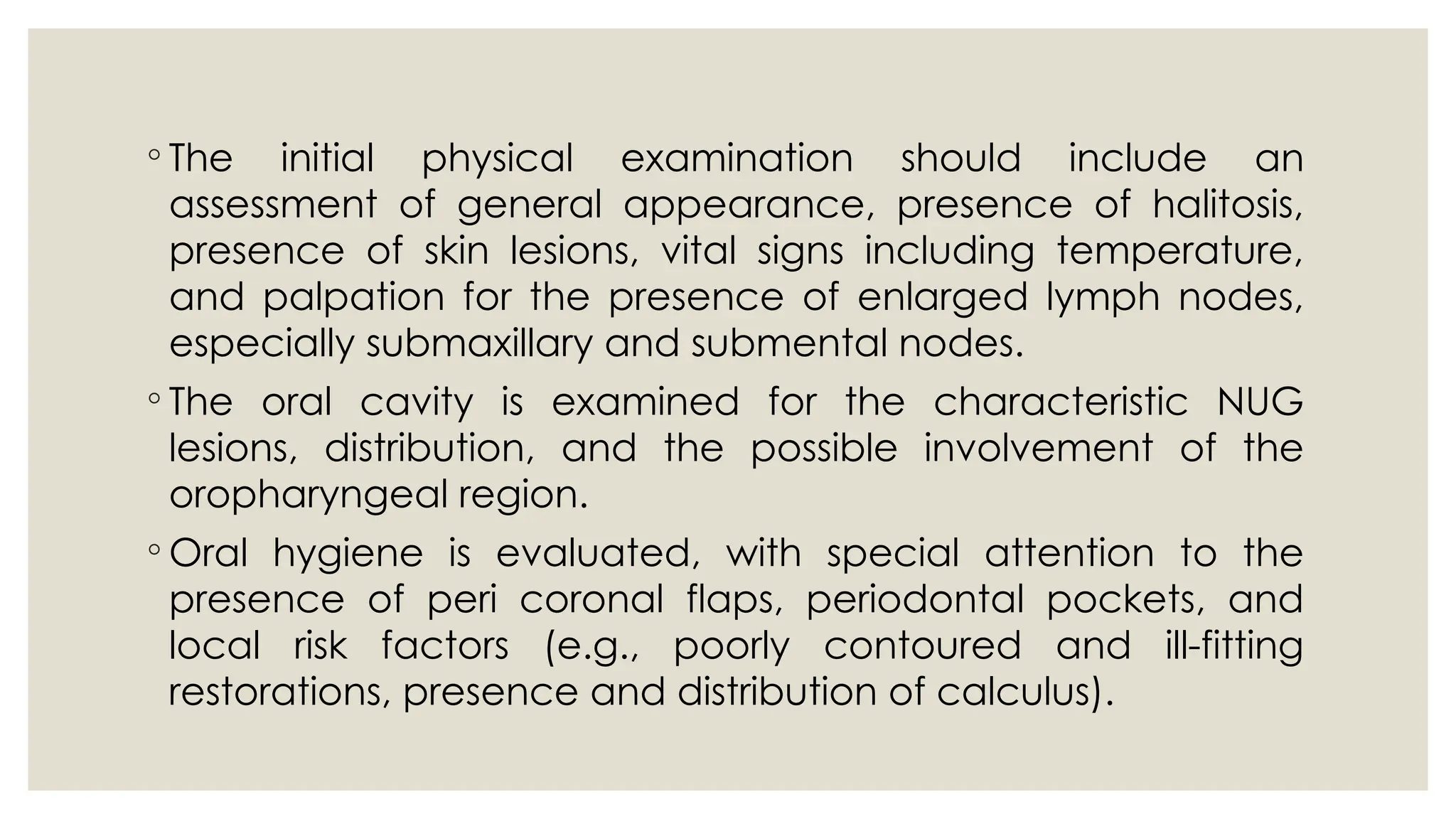 Acute necrotizing ulcerative gingivitis. | PPTX