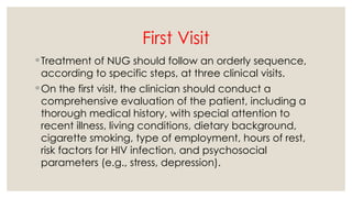 Acute necrotizing ulcerative gingivitis. | PPTX