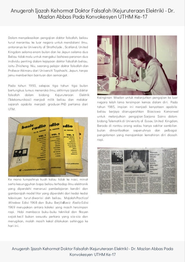 Ijazah Kejuruteraan Elektronik Komunikasi Jabatan Kejuruteraan