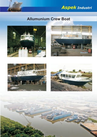 Aspek Industri
Allumunium Crew Boat
 
