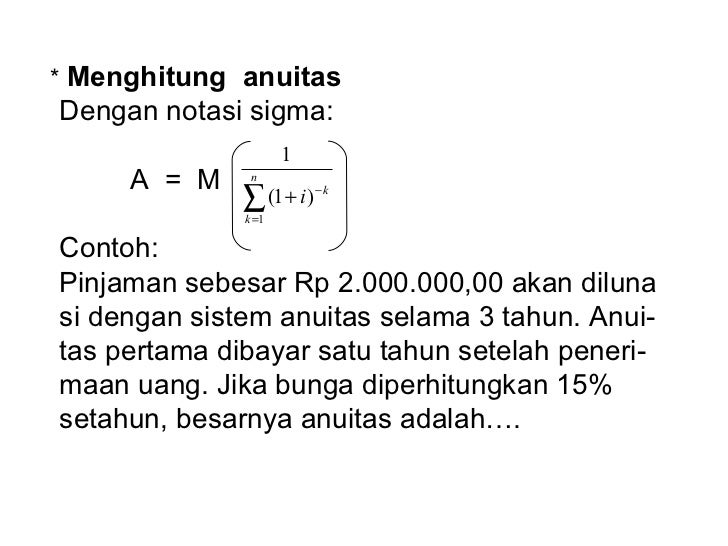 35++ Contoh soal anuitas matematika kls 10 smk information