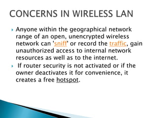 Wireless LAN security | PPT