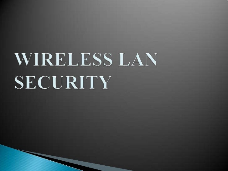 Wireless LAN security