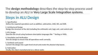 Comprehensive Guide to Designing an 8-Bit ALU Using Verilog in VLSI ...