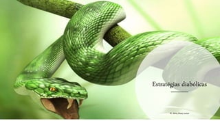 Estratégias diabólicas
Pr. Almy Alves Junior
 