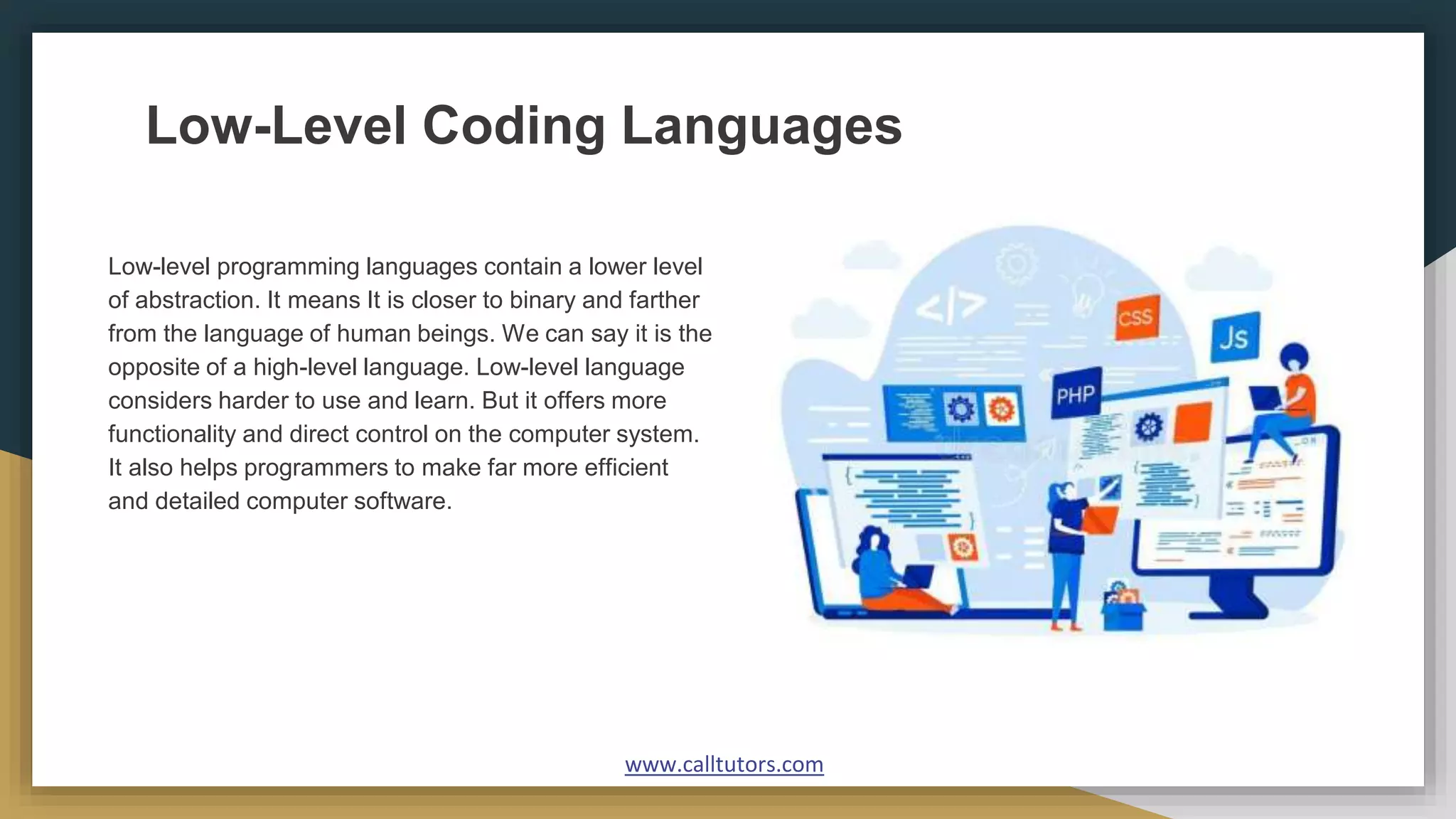 Types Of Coding Languages: A Complete Guide To Master Programming | PPTX