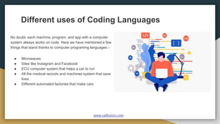 Types Of Coding Languages: A Complete Guide To Master Programming | PPT