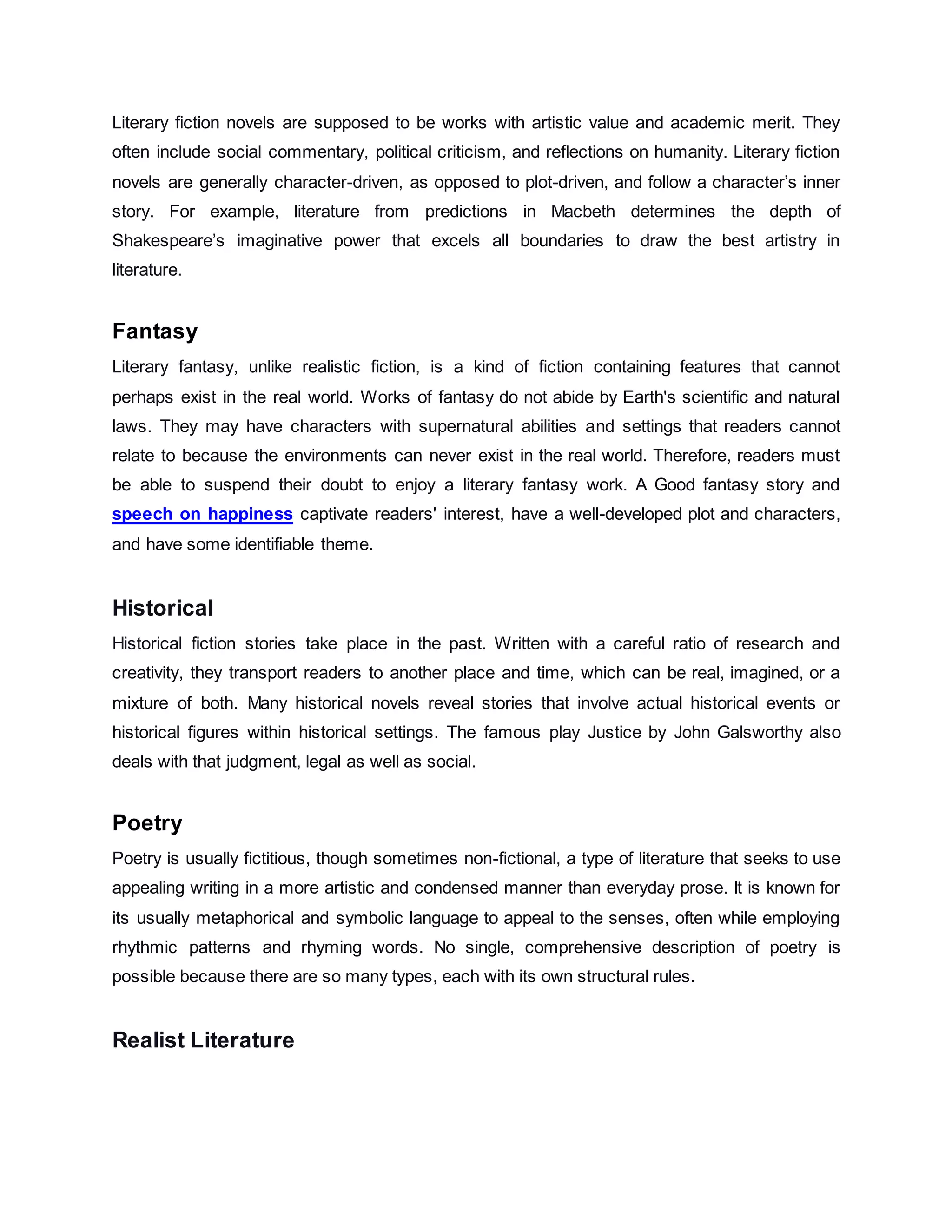 Genres & Literary Movements: The Ultimate Quick Guide - 4ok7ajo