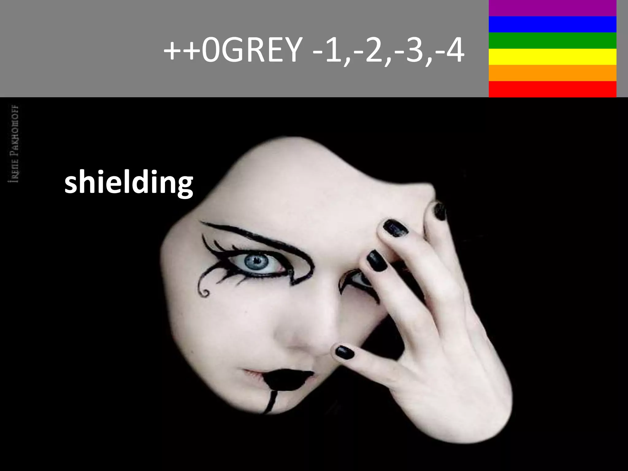 ++0GREY -1,-2,-3,-4
shielding
 