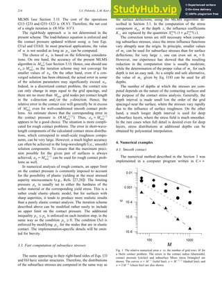 A Numerical Method For Solving Rough Contact Problems Based On The ...