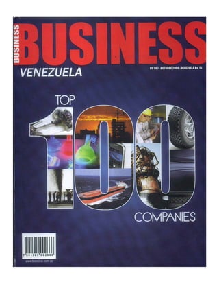 Revista Business Hecho en Venezuela Víctor García