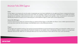 Anuncio 2014 - Cliente Grupo Cygnus 
