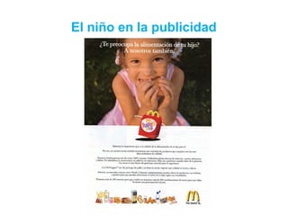El niño en la publicidad
 